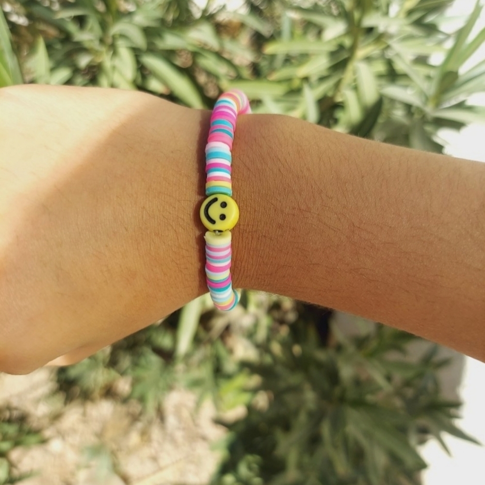Smiley face bracelet